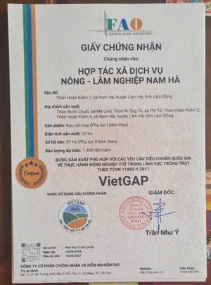 VietGAP trồng trọt